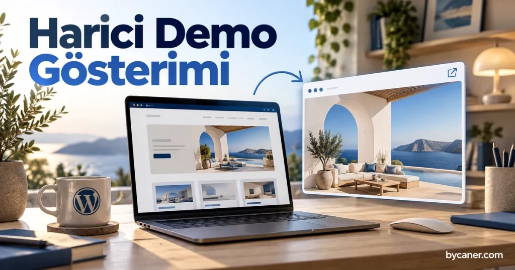 Harici Demo Gösterimi konusunu anlatan bycaner.com kapak illüstrasyonu