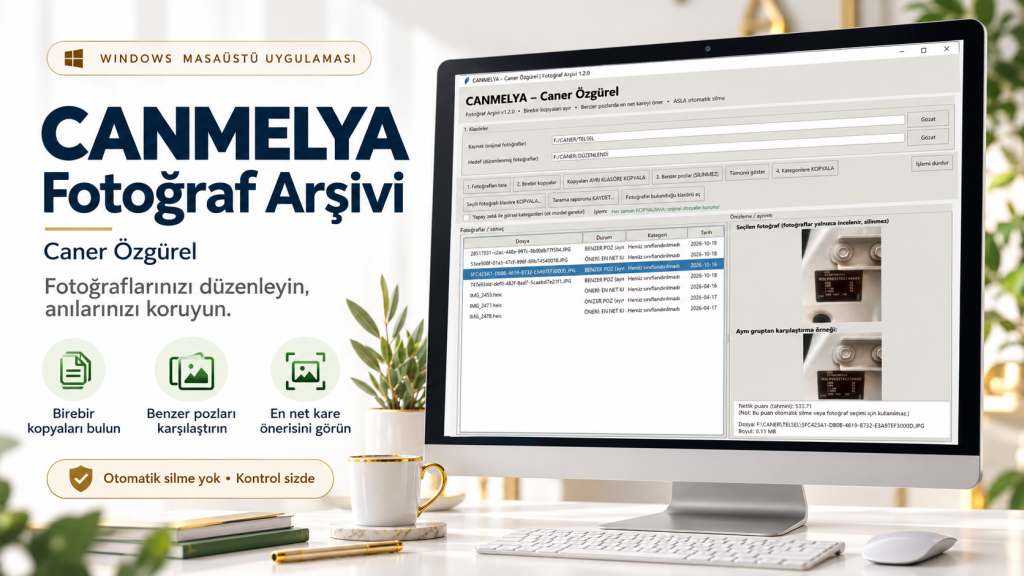 Windows Fotoğraf Arşivi ve Kopya Bulma Programı