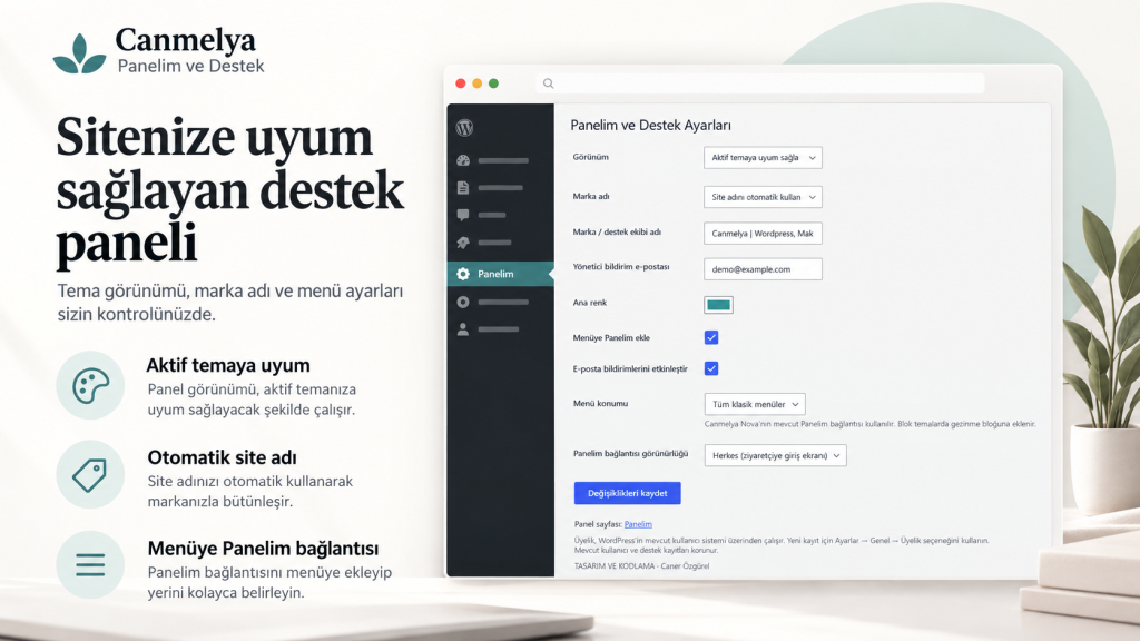 WordPress Destek Talebi Eklentisi